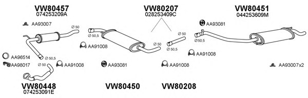 VENEPORTE 800213 Exhaust System